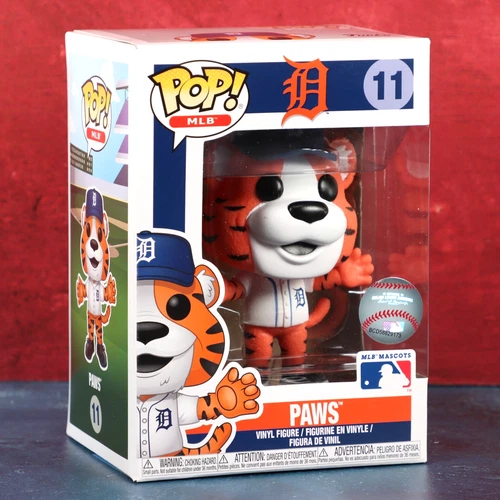 Funko Pop Vinyl Detroit Tigers 11 Paws Mascot MLB Baseball 2019 With Protector
