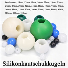 Durchmesser 15mm-120mm Halbloch/Durchgangsloch Silikon Ball H&uuml;pfb&auml;lle Gummib&auml;lle