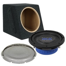 Subwoofer f�r BMW 3er E36 Cabrio | Hifonics ZST8D2 20cm Bass + Gitter + Geh�use