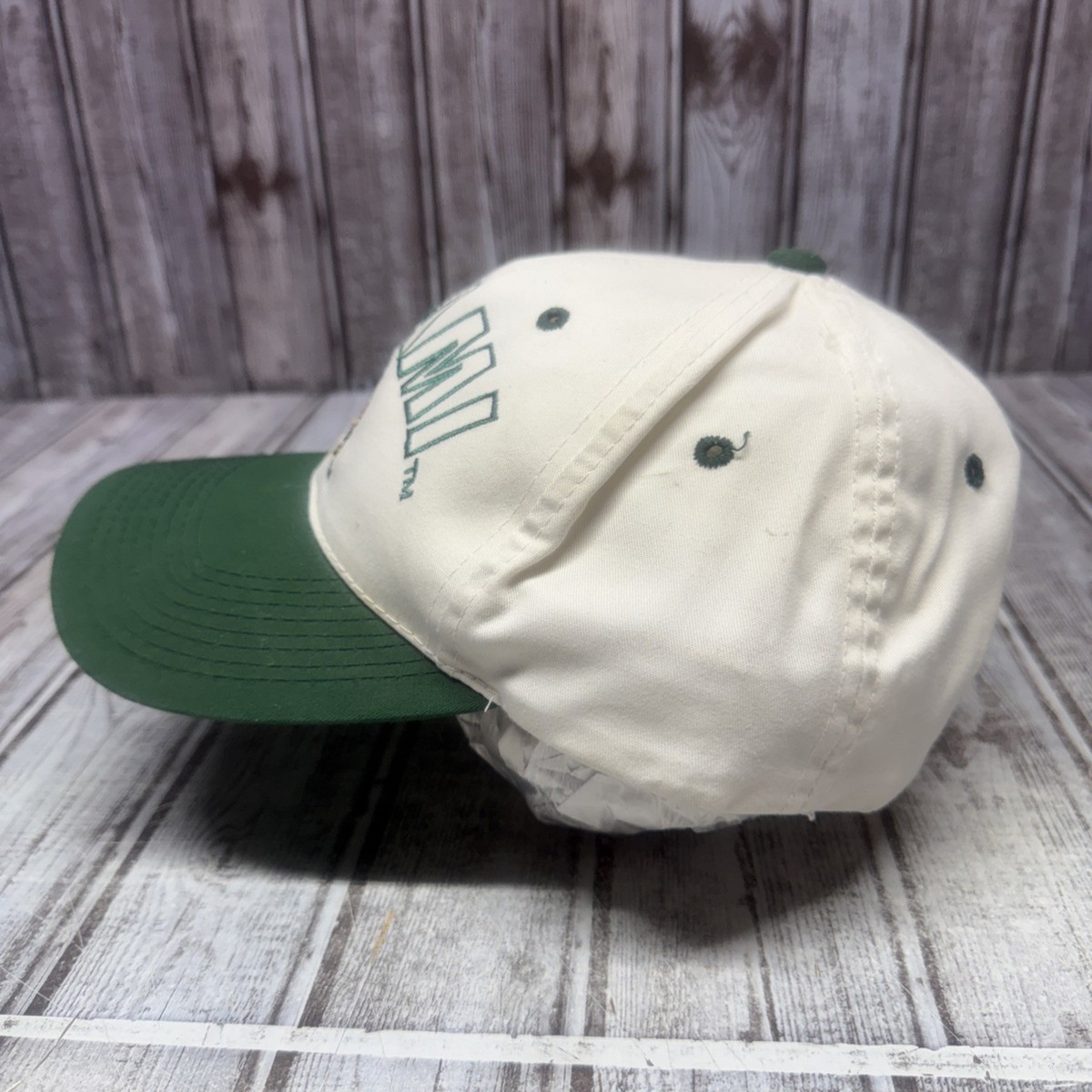 Vintage Miami Hurricanes Sports Specialties Snapback Hat White