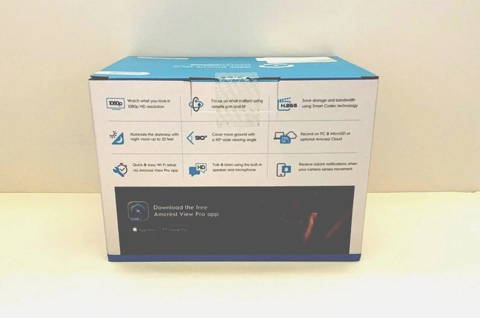 Amcrest New 1080p WiFi Camera Indoor, 2MP Pan/Tilt Home Security Camera - Image 3 of 4