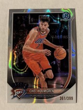 Chet Holmgren 2025-26 Bowman #BCV-108 Chrome Lava Refractor /399 Thunder Champs 