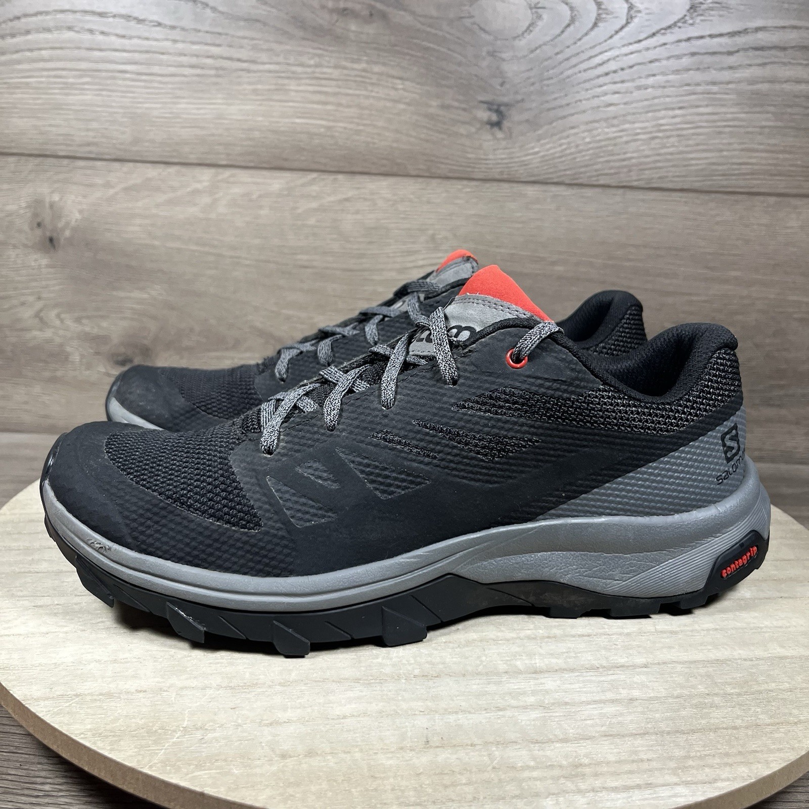 Scarpe da trekking Salomon Outline grigio nero trail 404775 uomo taglia 8