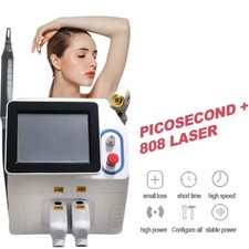 808/755/1064nm Diode Laser Hair Removal Picosecond Laser Tattoo Removal Machine