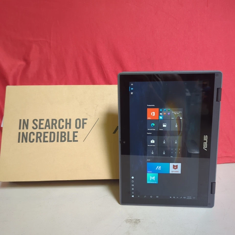 ASUS BR1100FK Touchscreen Laptop & Tablet 11.6" Intel N4500 64GB 4GB RAM Win 10 - Image 2 of 4