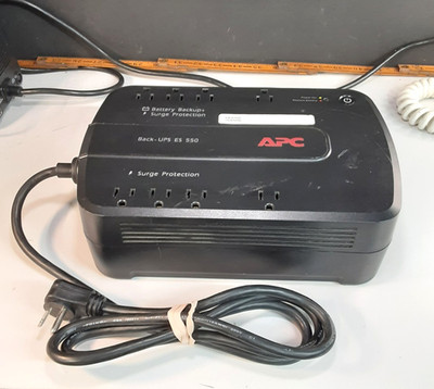 APC Back-UPS ES 550 BE550G 8 Outlets Uninterruptible Power Supply, No Battery