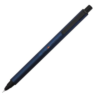 Mitsubishi Kuru Toga Metall 0,5 mm Druckbleistift Silent Blau Japan