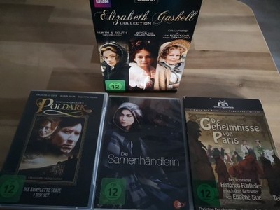 BBC DVD-BOX Elizabeth Gaskell inkl. Rückkehr nach Cranford- RAR + POLDARK etc.!