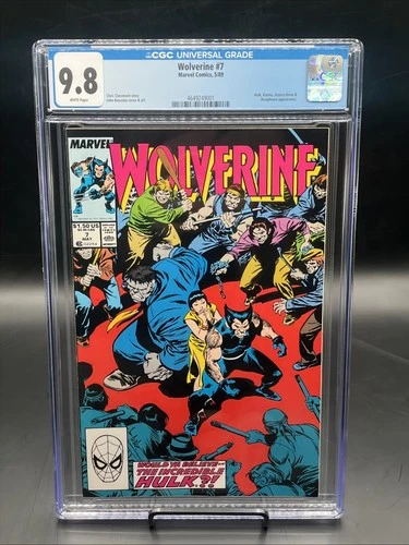 Wolverine #7 (Marvel Comics May 1989) CGC Graded 9.8 White Pages