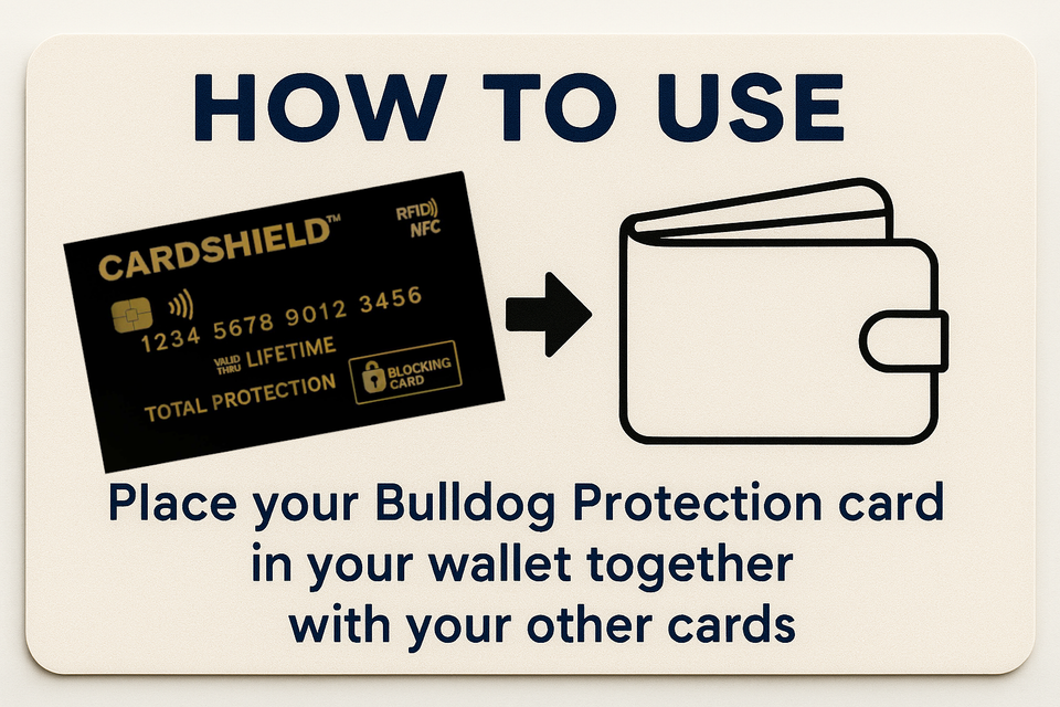 4 x RFID Signal Blocking CARD SHIELD. Credit & Debit Card Blocker ...