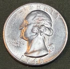 USA - 1946-S Silver Washington Quarter - BU - NO RESERVE