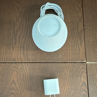 Apple HomePod mini Smart Speaker White Fabric w/ Power Adapter Type A Plug