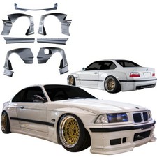 Vsaero Frp Tkyo Wide Body Kit 11pc 318i 325i E36 2dr Coupe For 3-series Bmw 9