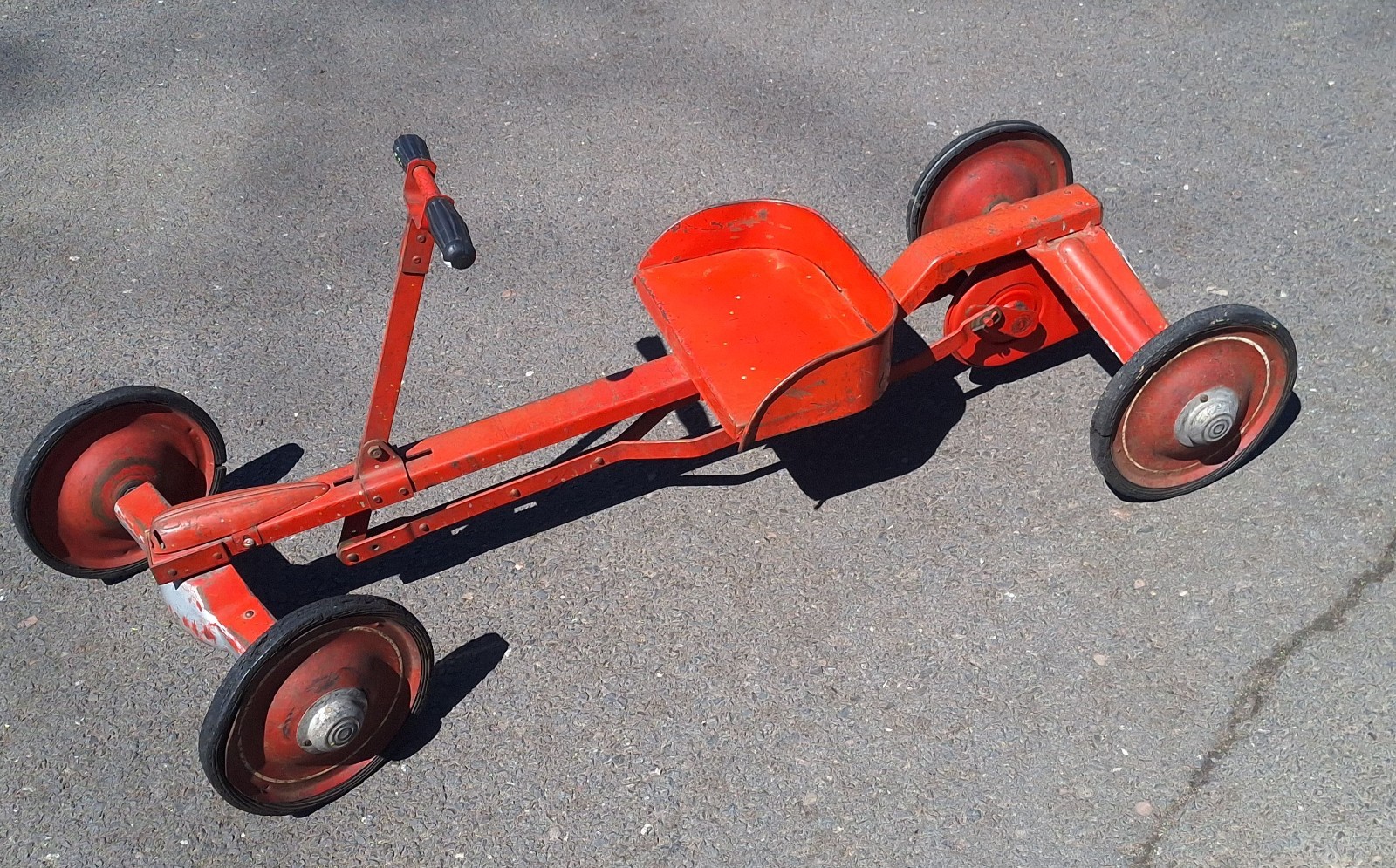 "Irish Mail" Antique Push / Pull Car For Kids Collector
