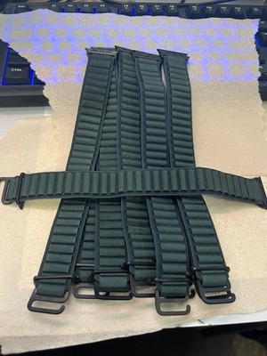 Genuine Apple Watch Band Alpine Loop- Medium- 49MM- Green & Blue