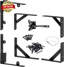 Gate Hardware Kit for Wood Fence Corner Brace Bracket anti Sag Frame Hardware wi