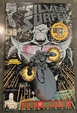 Silver Surfer #50 (Marvel Comics June 1991) Unread, Slight Crease Back Cover