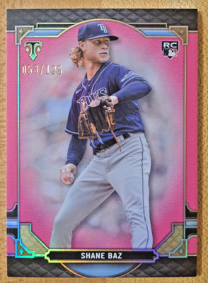 2022 Topps Triple Threads Tourmaline /125 Shane Baz RC #14 SP Rookie Card