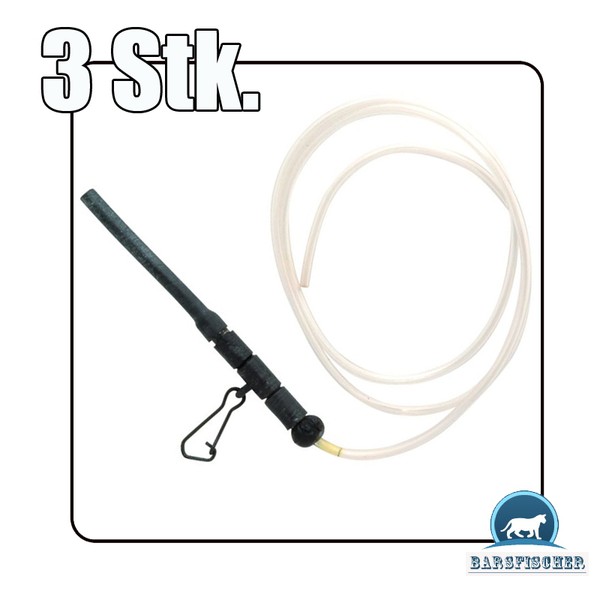 3 X Anti Tangle Mit Karabiner, Feeder Boom, Soft Antitangle Boom, Ca. 47 Cm, Neu-image