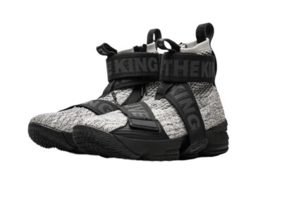 Nike Lebron X Kith Lifestyle XV 15 Black White Grey AO1068 100