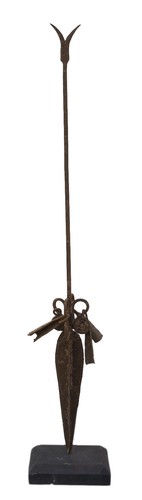 Monnaie Chamba Primitive African Iron Black Ritual Art First Nigeria - Picture 3 of 8