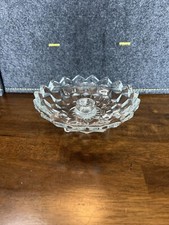 Vtg. Whitehall Pattern Indiana Glass Company Clear Glass Candle Holder 3 Footed