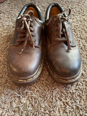 Dr Martens 8053 Leather Oxfords Made in England Youth Z 3 Brown