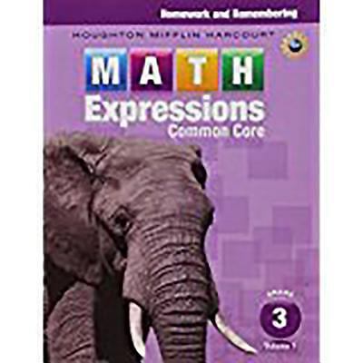 Homework & Remembering, Volume 1 Grade 3 by Houghton Mifflin Harcourt