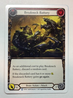 Flesh And Blood History Pack Vol.1 Breakneck Battery (Red) 1HP016 NM/M