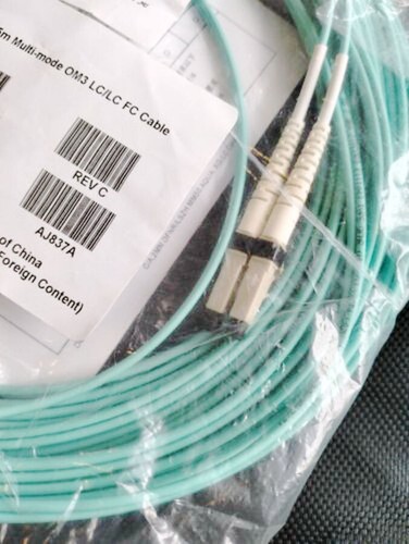 fit HP AJ837A 15M OM3 LC-LC Fiber Cable FACTORY SEALED 491027-001 - Afbeelding 2 van 4