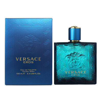 Versace Eros Eau De Toilette Spray 3.4 Oz / 100 Ml for Men by Gianni Versace