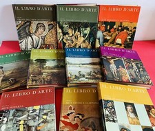 🔴 IL LIBRO D’ARTE collana completa 10 volumi Grolier 1968
