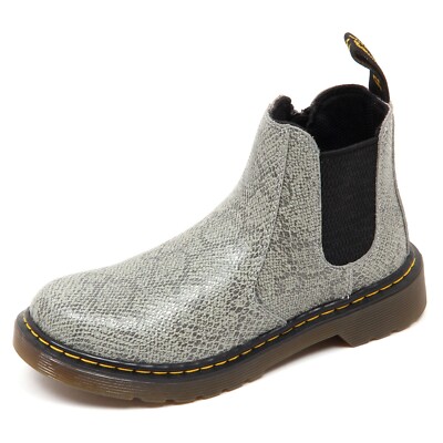 D3852   beatles bimbo DR. MARTENS grigio boot shoe kid unisex