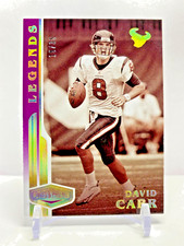 2020 Panini Plates & Patches Legends Purple #'d /35 David Carr Houston Texans