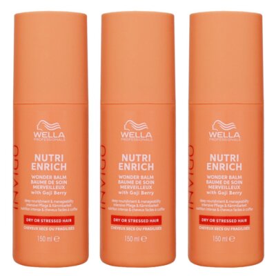 Wella Invigo Nutri Enrich 3 x 150 ml Wonder Balm Set