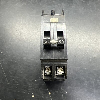 ZINSCO SYLVANIA CHALLENGER GTE Q230 2 Pole 30 AMP Type Q QC Circuit Breaker
