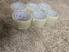 Intertape Clear Carton Sealing Packing Tape 2" x 55 yds, 6 Rolls