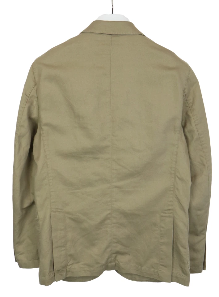 Blazer AT.P.CO Alan para hombre (UE) 50 solapa de muesca de mezcla de lino de un solo pecho Foto 4 de 4