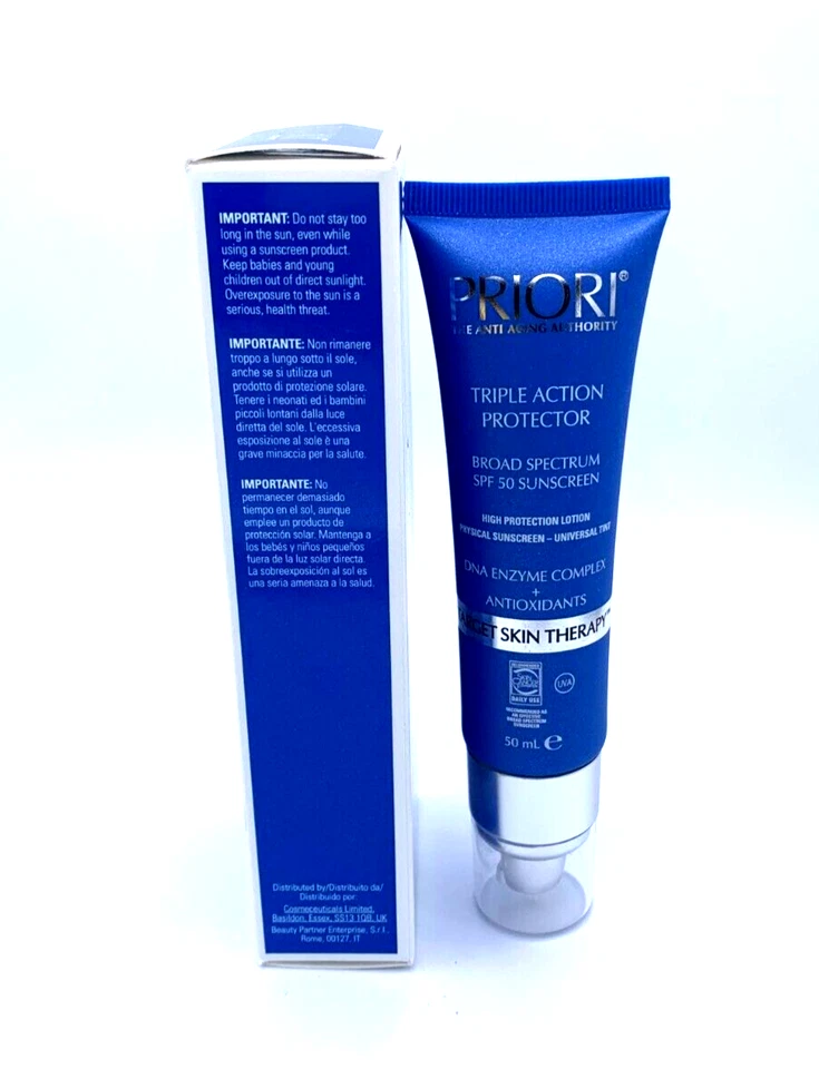 Priori The Anti Aging Authority Triple Action Protector SPF 50 ~ 50 ml Foto 4 de 4