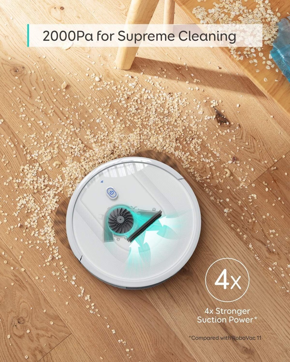 新品★eufy EUFY ROBOVAC G10 HYBRID WHITE eufy by Anker RoboVac G10 Hybrid Robotic Vacuum Cleaner 2-in