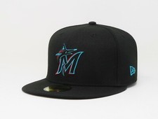 New Era 59Fifty Men Women Hat Miami Marlins G...