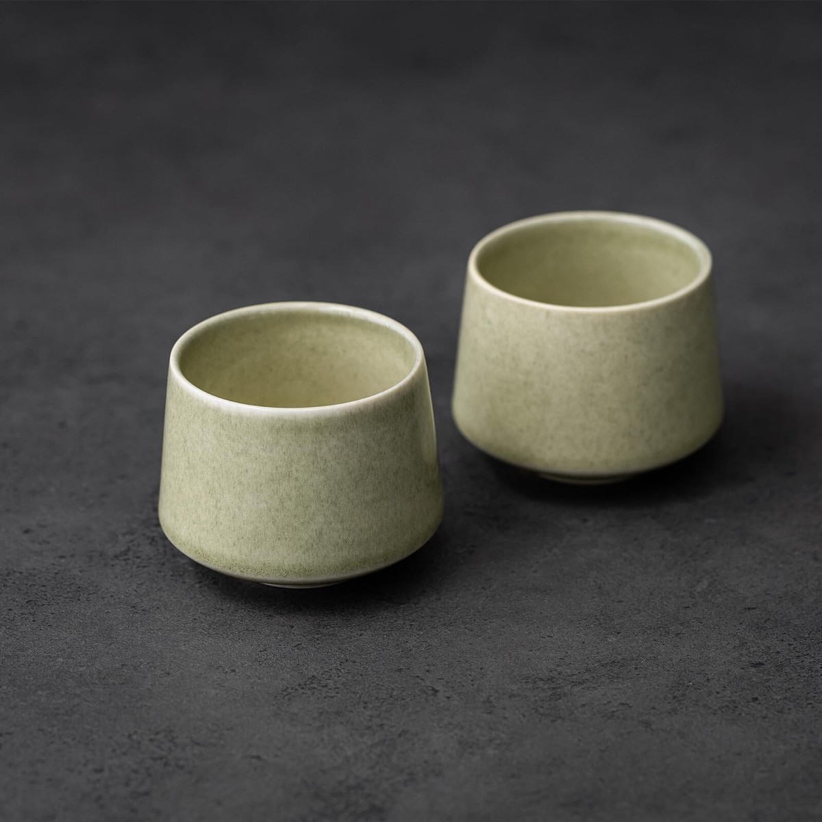 TANG PIN Matcha Cup Set, Ceramic Tea Cups, Japanese Matcha Cup