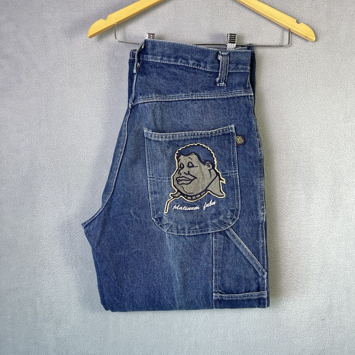 Vtg Fat Albert Fubu Platinum Jeans Men's 34x32 Big Face Vtg Fat Albert Fubu Platinum Jeans Men's 34x32 Big Face