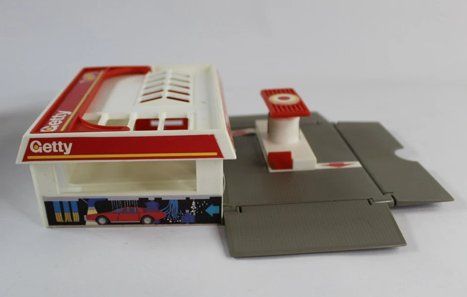 1987 HOT WHEELS MINI MARKET Getty STO & GO SET / A16 WITH BOX - Image 3 of 4