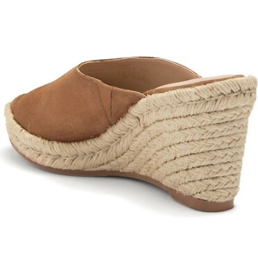 $450 STUART WEITZMAN Wonda Espadrille Wedge PLATFORM Sandal CAMEL 8 (TB3) |  eBay
