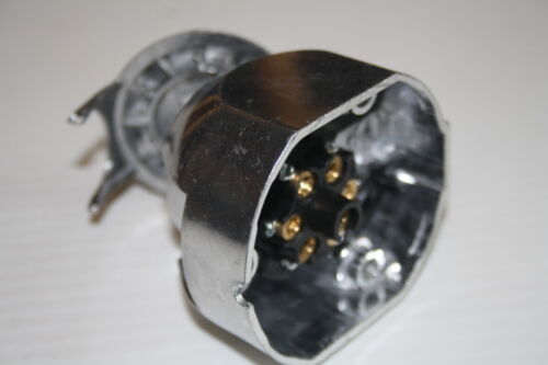 7 pin PLUG & SOCKET x 2 Trailer Car Caravan horsebox Wiring Lights Tow METAL 12N - Picture 6 of 6