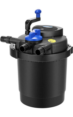 VIVOHOME Pressurized Biological Pond Filter, Up to 2100 Gallons VH536
