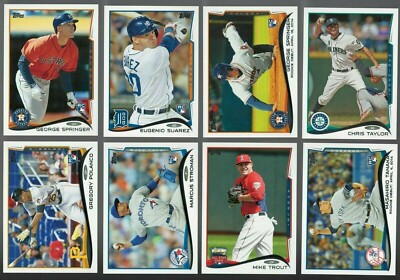 2014 Topps Update Complete Team Set Rookie Card Logo RC Debut Traded Updates