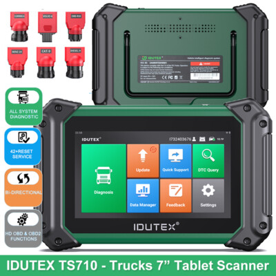 Heavy Duty Truck Diesel Bi-directional Diagnostic Scanner Tool DPF Forced Regen