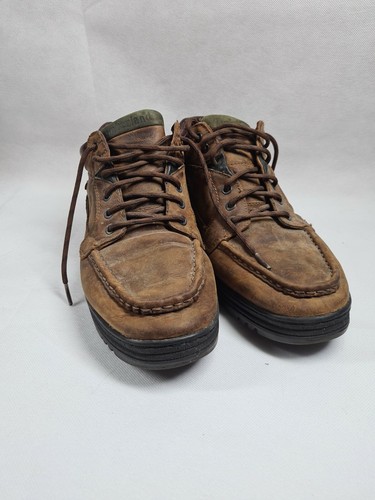 Vintage Timberland Corto Botas Gore-Tex Senderismo Zapatos Cuero 11.5 M  37042 | eBay